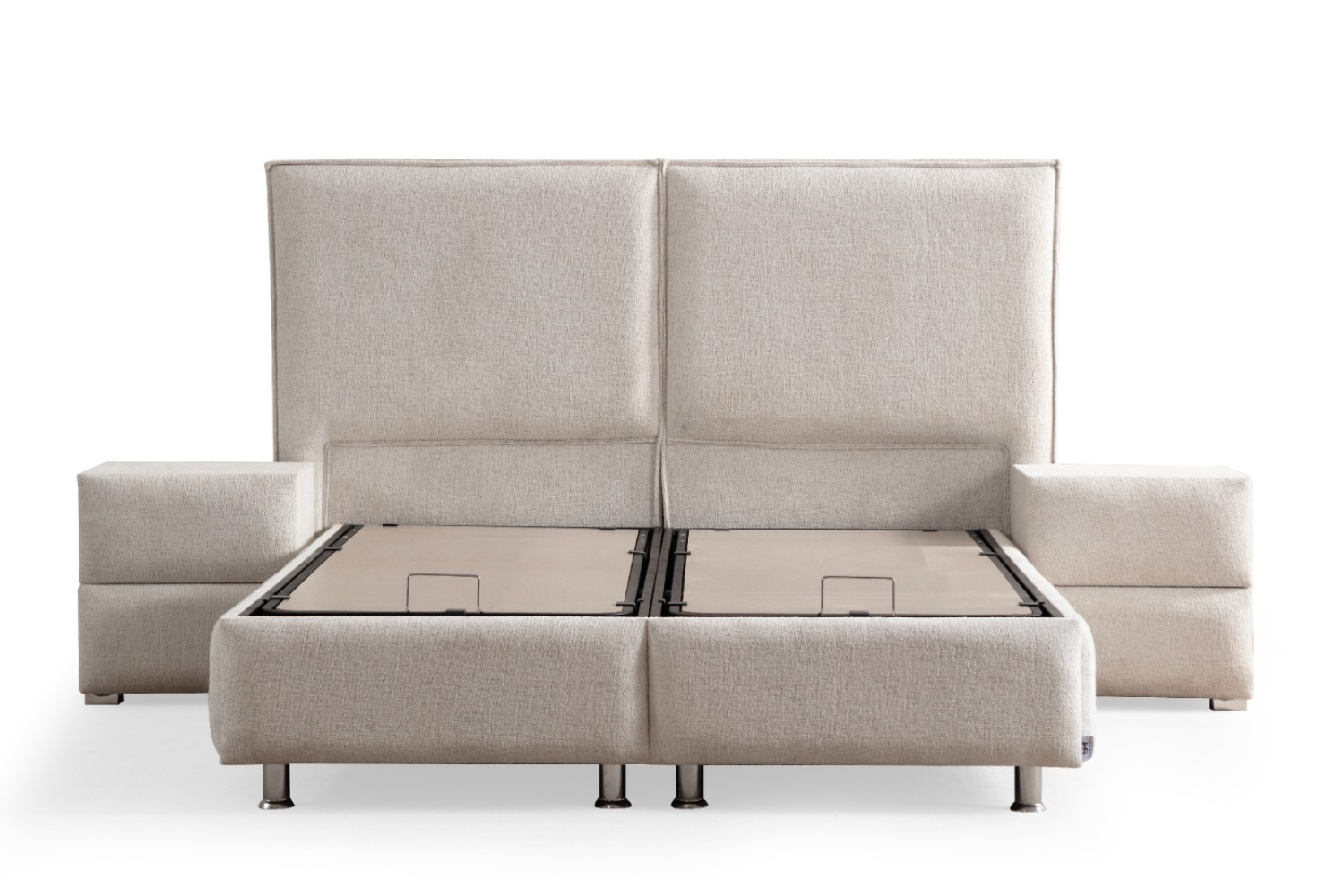 Lit coffre chenille blanc cassé 10_d990d46e-a8ae-405d-8398-a6cfe94ff8b7 Oonamobilier