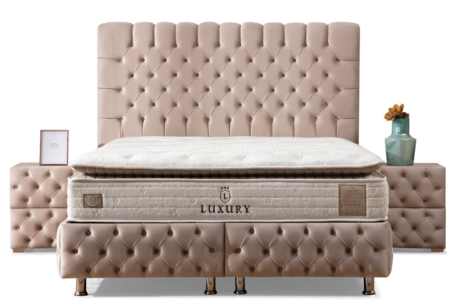 Lit coffre velours beige 127_037fc958-332c-4edf-9848-12574eff9b23 Oonamobilier