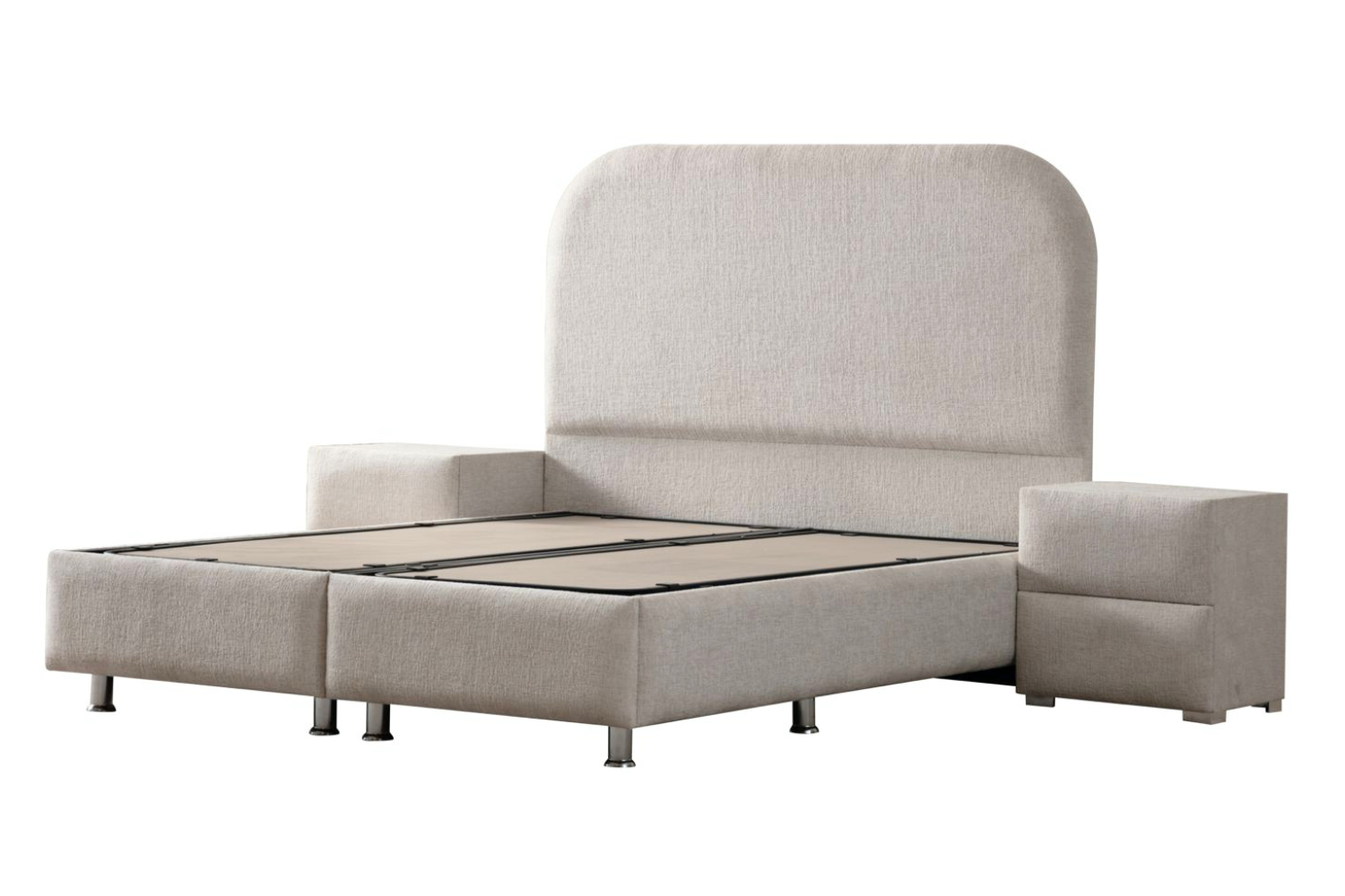 Lit coffre chenille blanc cassé 13_f6a113c2-bc39-468b-ad0d-a887856885ad Oonamobilier