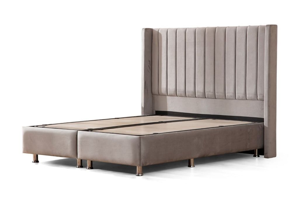 Lit coffre velours gris 145_db3d5359-e99d-4094-a0db-227e45f70324 Oonamobilier