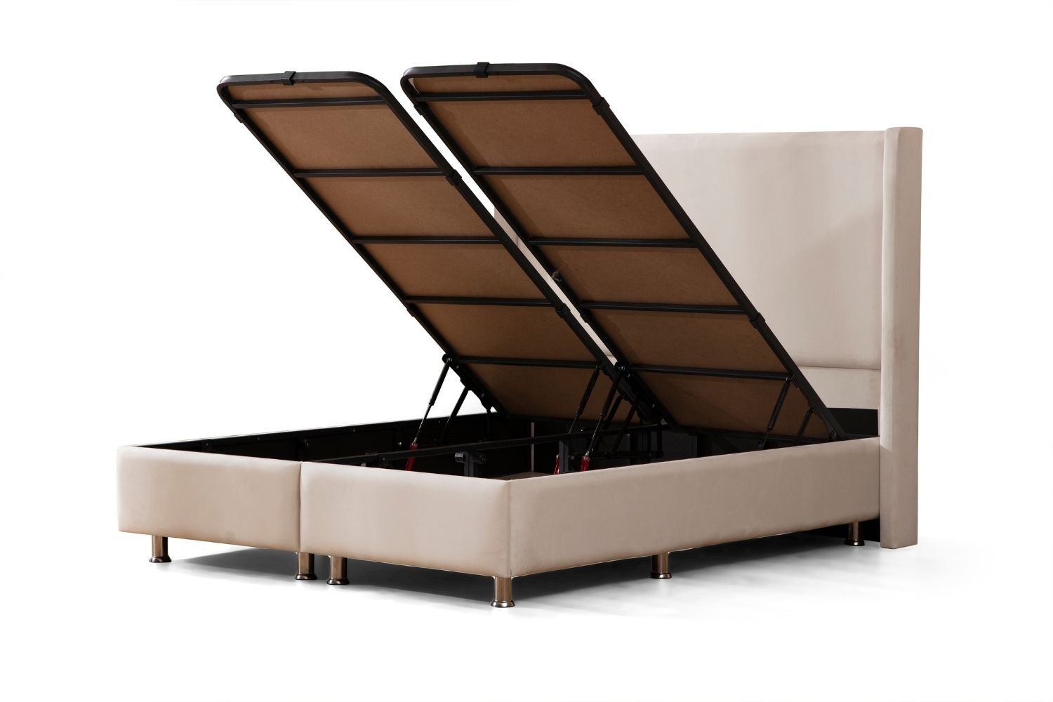 Lit coffre velours blanc écru 171_c4b13ad3-979c-47a2-8e71-ea17ce212564 Oonamobilier
