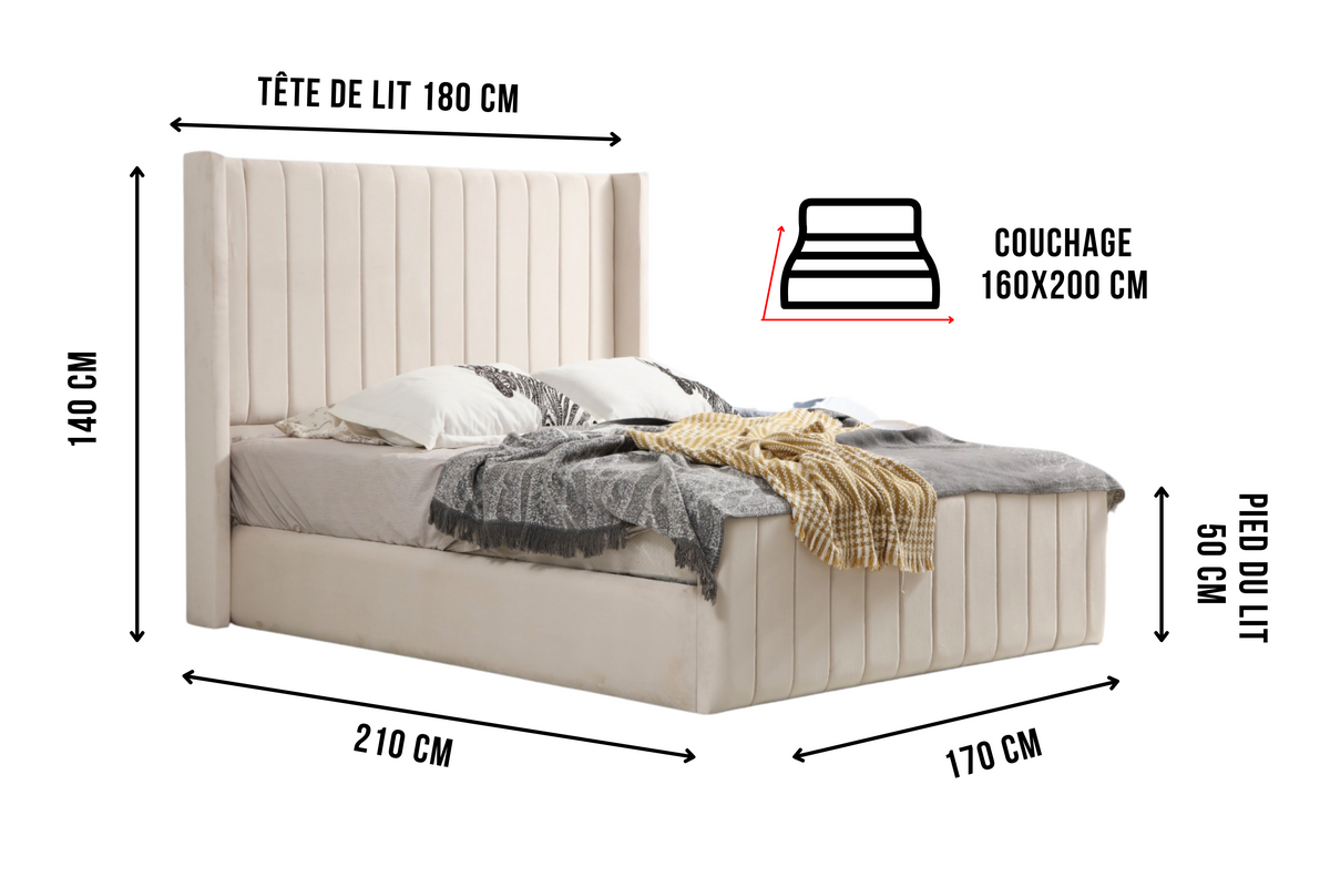 Cadre de lit TOKYO | Oona Mobilier