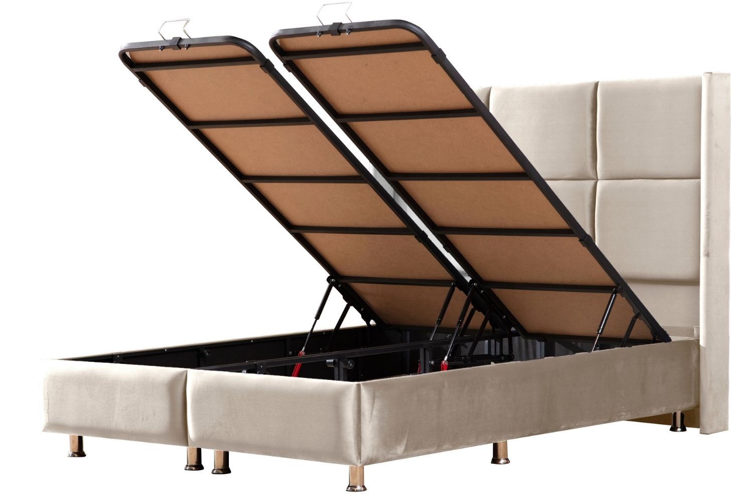 Lit coffre velours beige 211_34e48f73-dd00-4067-bb24-63627dd903ac Oonamobilier