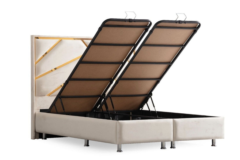 Lit coffre velours beige clair 237_c40aca75-f011-41bb-b997-7d375d6ec3c3 Oonamobilier
