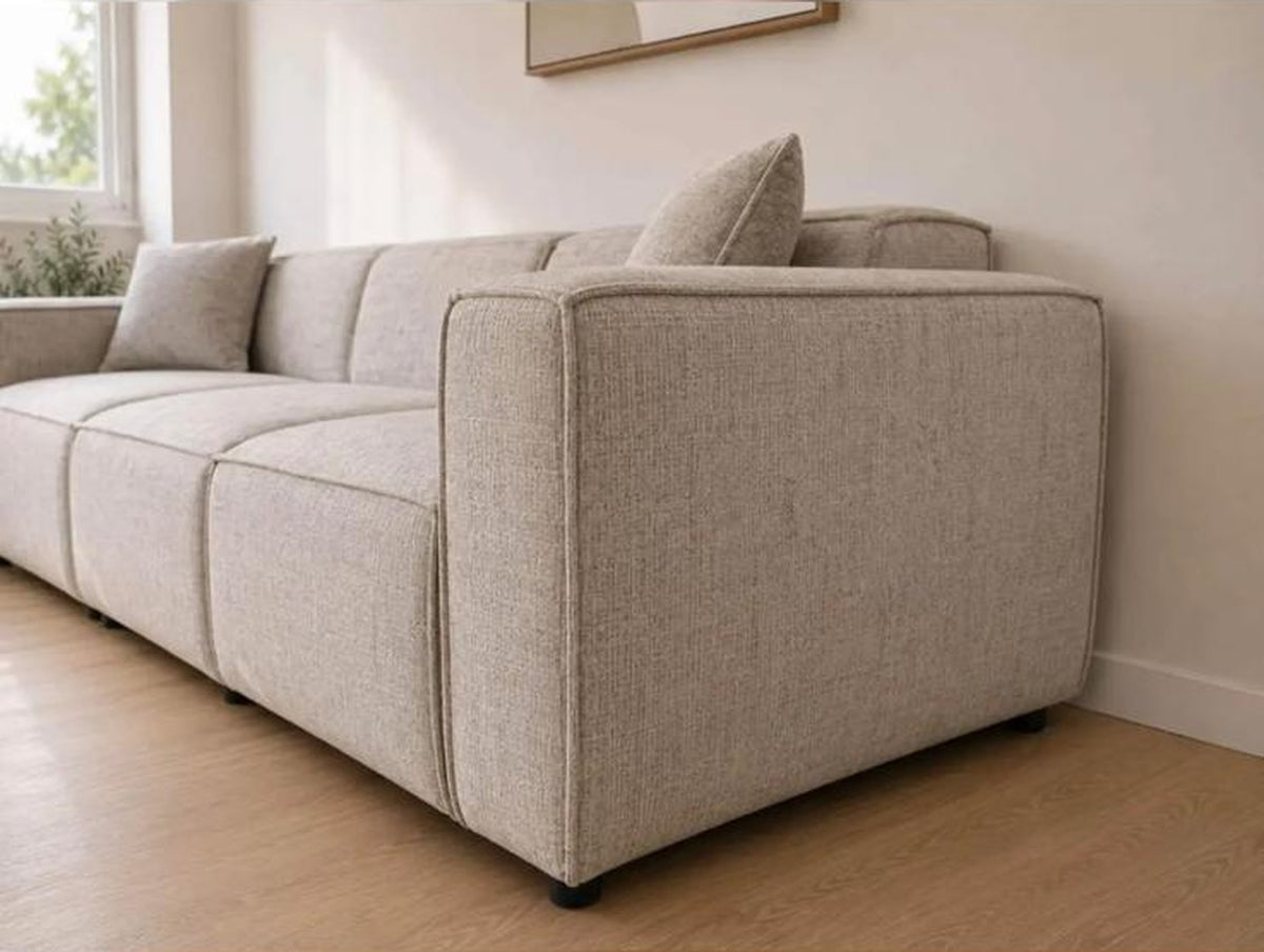 Canapé modulable Elio 3 places avec pouf – Tissu chiné beige Canapés 6-canape-modulable-emma-beige-accoudoir_535ef0bc-6ba5-4f2d-a78d-6f8784ae8846 Oona Mobilier