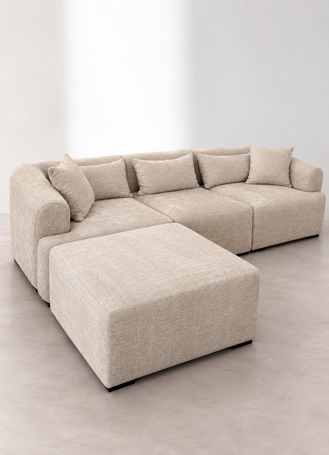 MILA Marbella beige clair Canapés 688F399E-732A-44FB-A147-DB3E4682BCA2 Oonamobilier