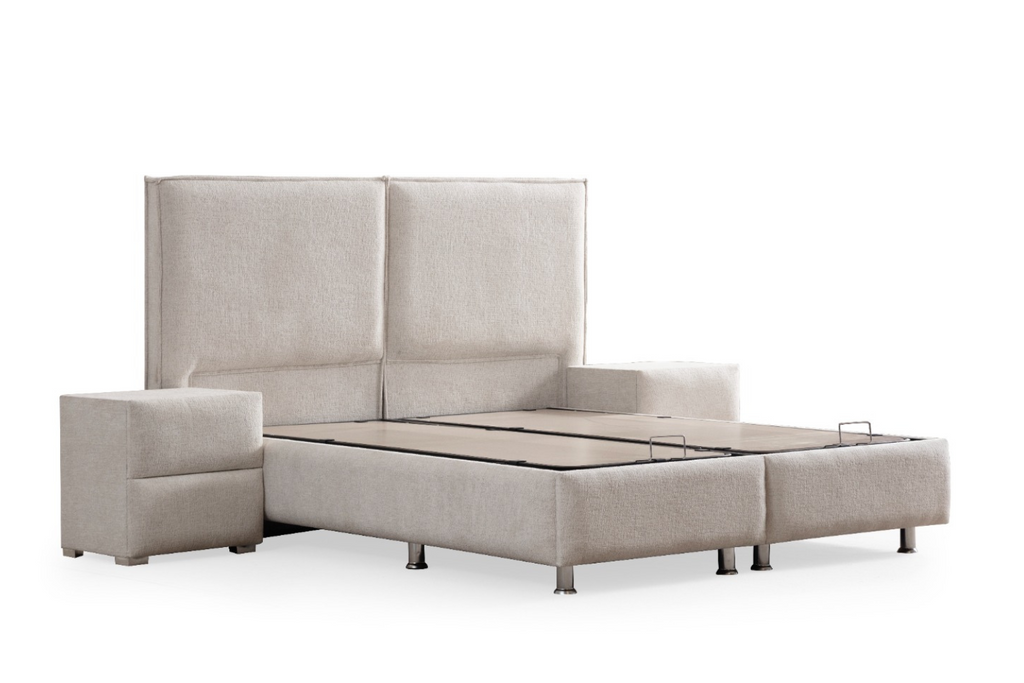 Lit coffre chenille blanc cassé 9_7480c6e5-0d76-40f7-a3cd-b5be483e5c67 Oonamobilier