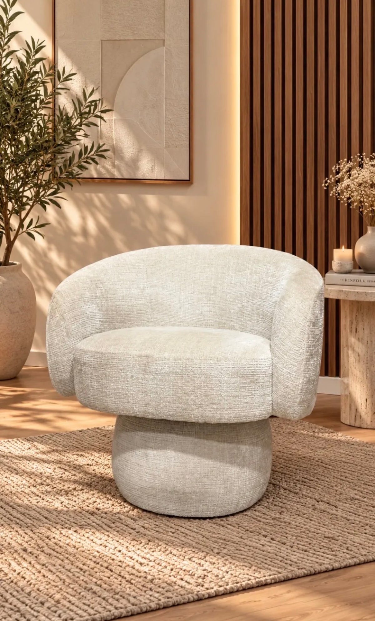 Fauteuil LIVIA en tissu Marbella A138063B-53F2-4B8D-A355-5EE7F594DB1F Oona Mobilier