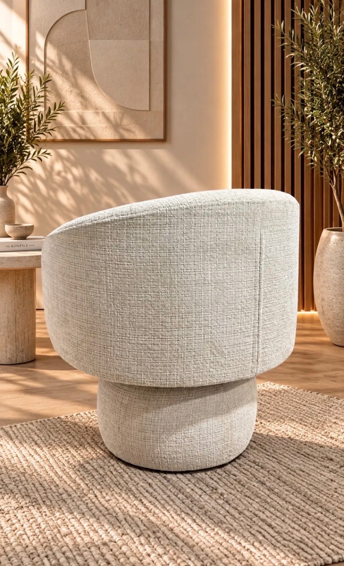 Fauteuil LIVIA en tissu Marbella B466947B-D903-4487-864F-2B649EA64133 Oona Mobilier
