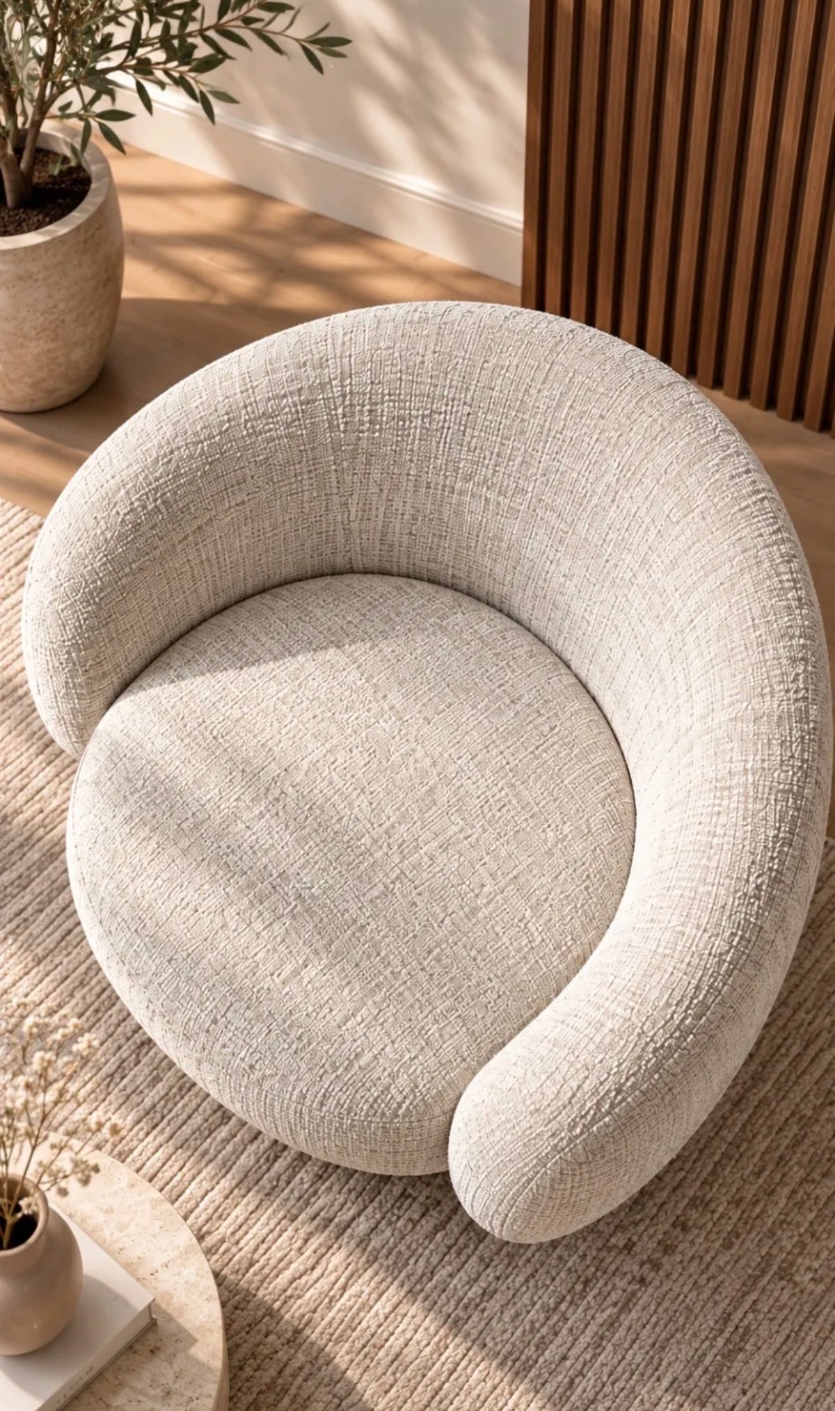 Fauteuil LIVIA en tissu Marbella C8A741AF-AD21-4D22-9535-041B34D6AE8D Oona Mobilier