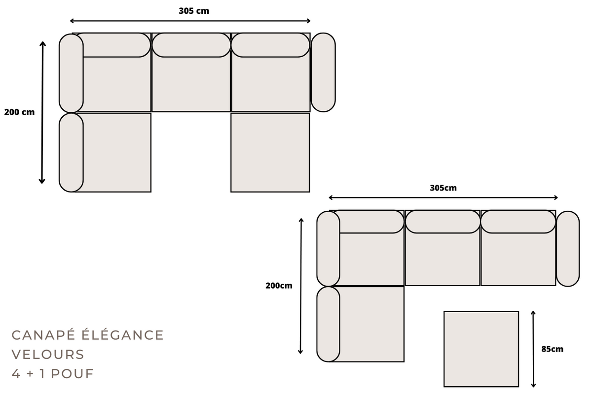 Canapés ELEGANCE | Oona Mobilier
