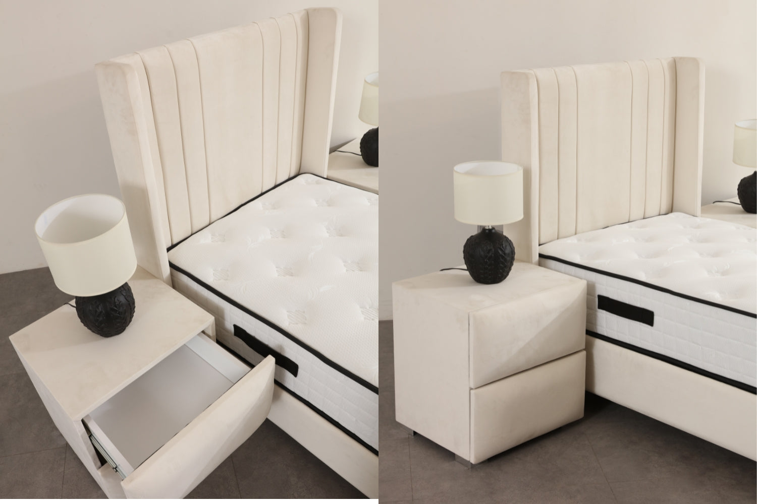 Lit coffre enfant velours blanc cassé PhotosSITE2025_3 Oonamobilier