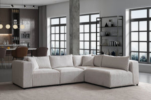 Chenille blanc cassé