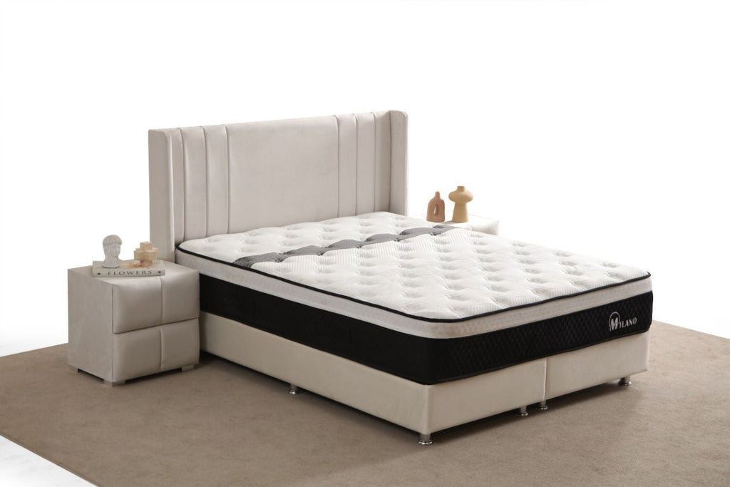 Lit coffre velours blanc cassé Photositecanapesetlits_88 Oonamobilier
