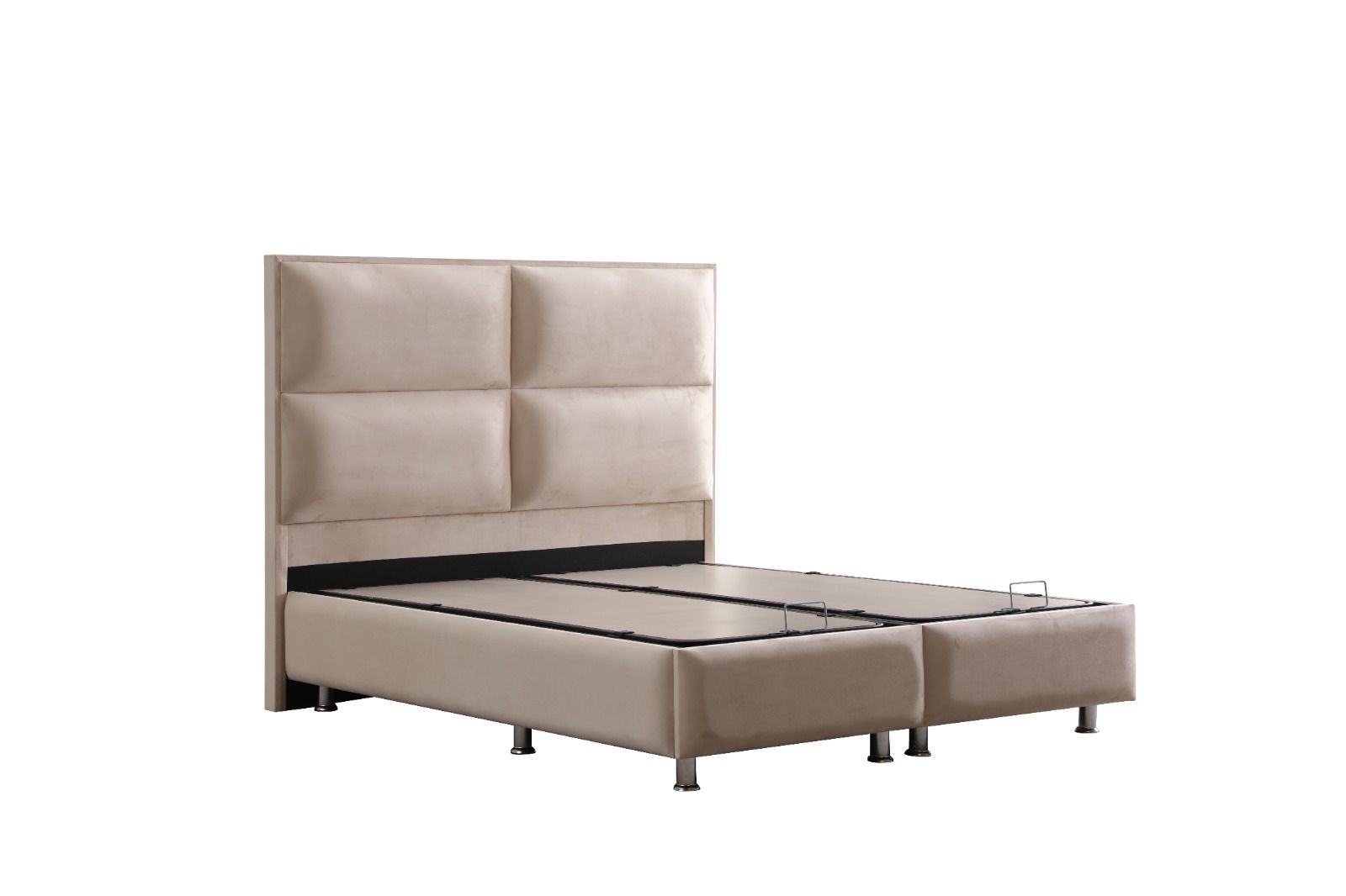 Lit coffre velours beige WhatsAppImage2025-10-14at11.29.43 Oonamobilier