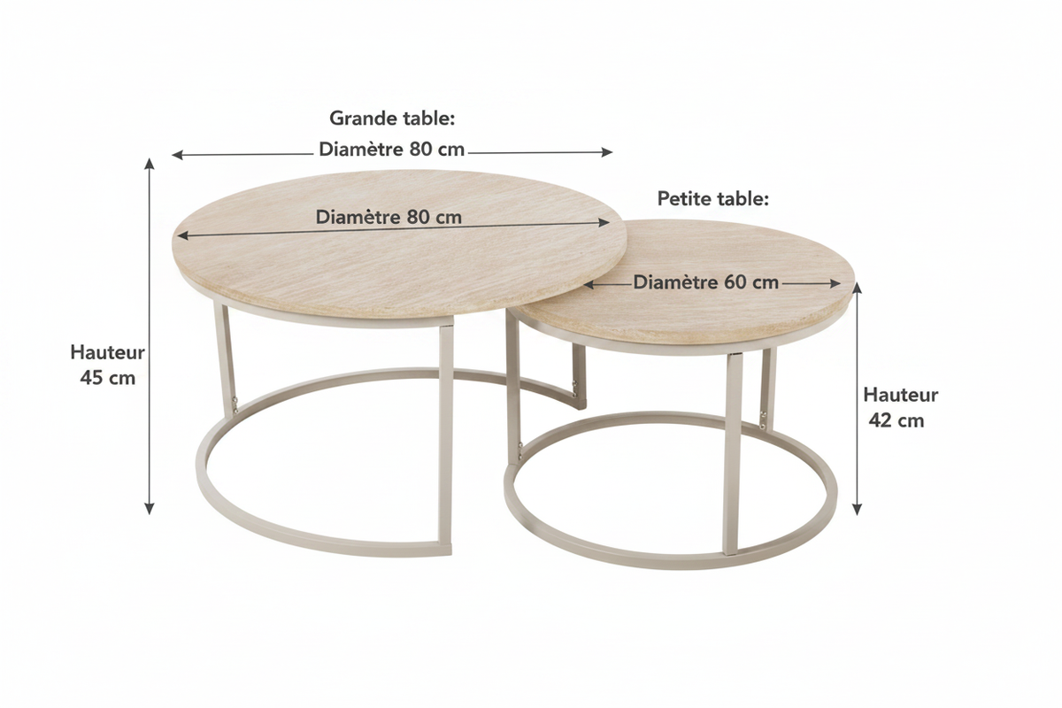 Table basse COLIN | Oona Mobilier