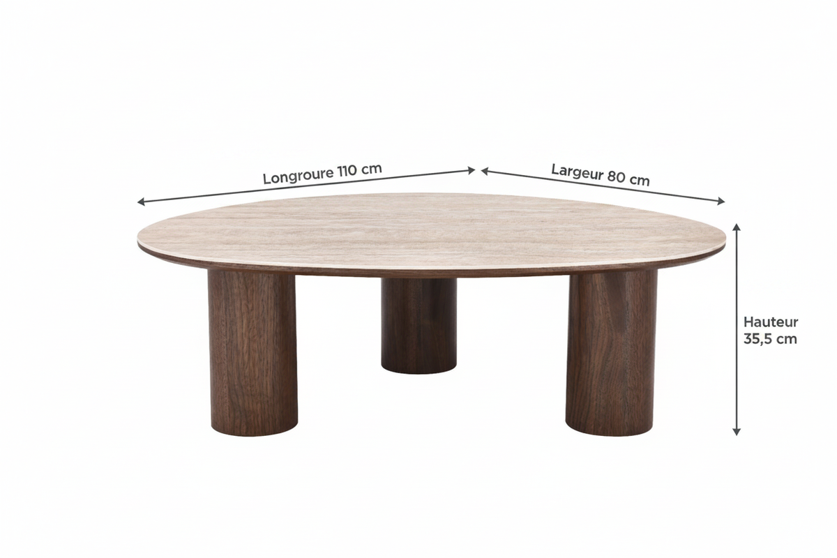 Table basse plateau céramique & pieds bois Table basse image_849ac585-34f7-4a2c-a49f-c0181e20a458 Oona mobilier